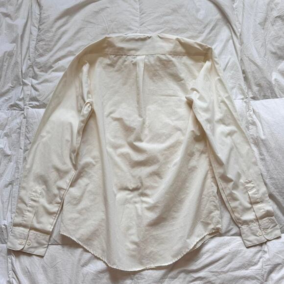 Vintage 90s WayneScott cream tuxedo shirt sz med victorian vampire academia - Picture 6 of 8